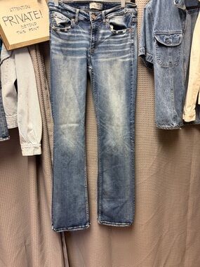 BKE Women's Boot Cut Jeans in Light Blue Wash